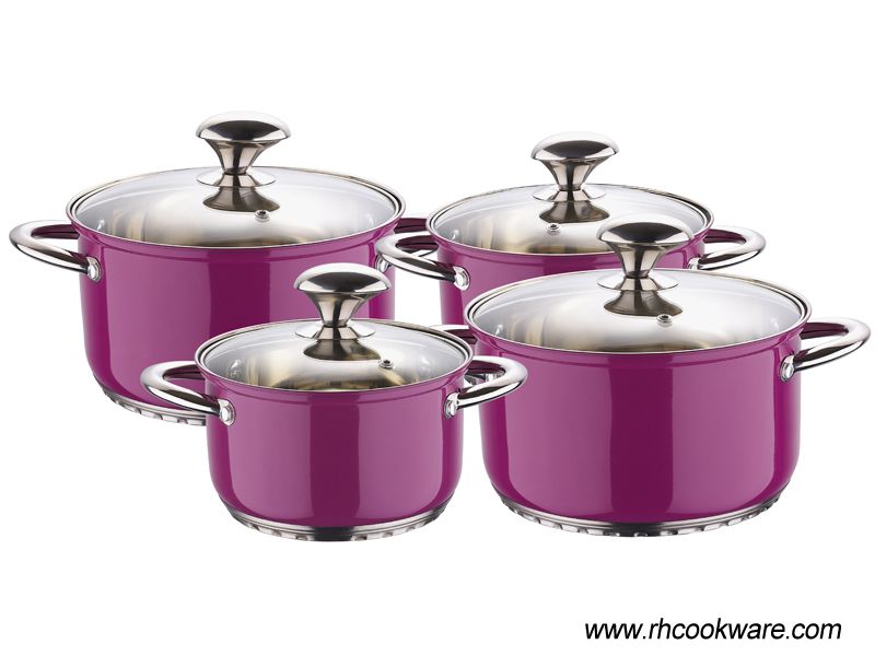 8Pcs Colorful Cookware Set