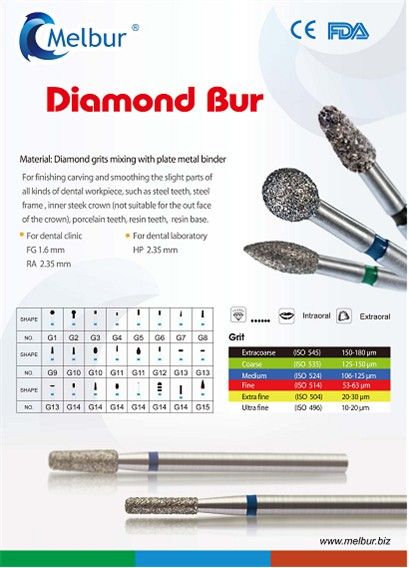  rotary instruments Diamond burs