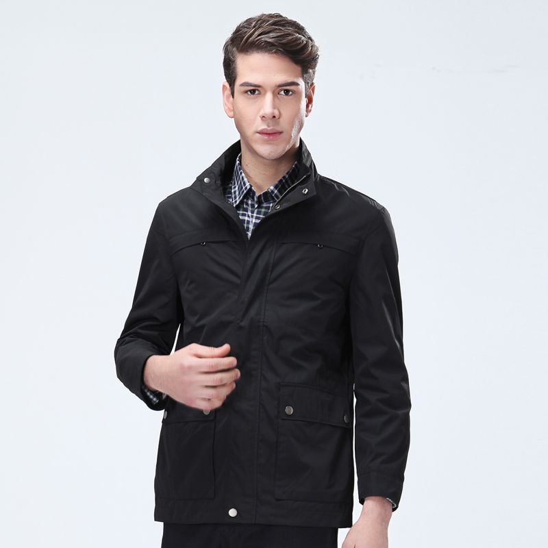 Men's Outwear-Anilutum Brand Spring and Winter New Fashion Jacket No.U228511