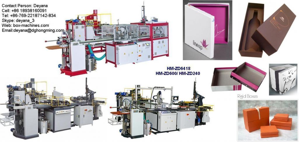 HM-BD600  Automatic Rigid Box Making Machine