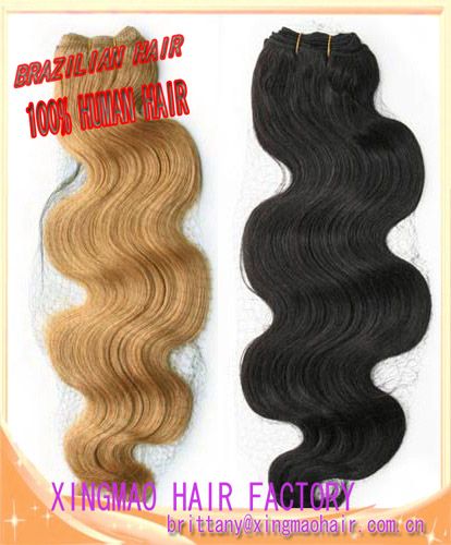 wholesale 5A grade Brazilian body wave virgin hair extension