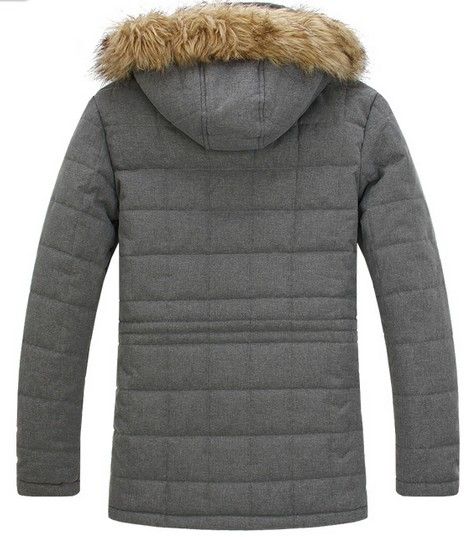 Men's Fashion Garment with Detachable Hood