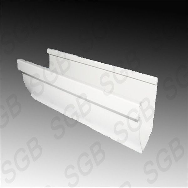 PVC rainwater gutters