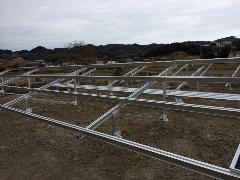 Aluminum Ground Solar Mounting System GM-GR-BZ01