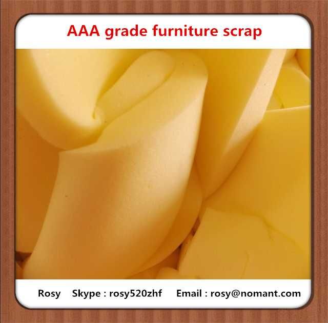 pu trim foam scrap in bales