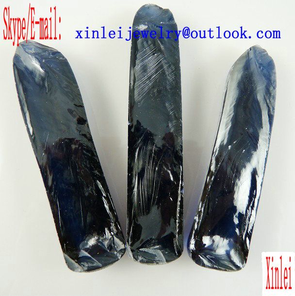 Synthetic Sapphire material Blue Corundum raw material the 32# 33# 34# 35# color of Sapphire Blue Ruby