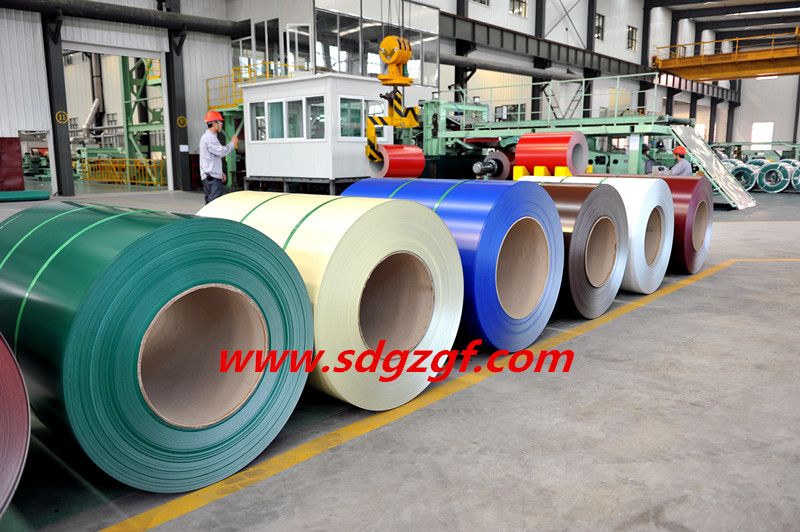 Prepainted galvanized steel coils PPGI