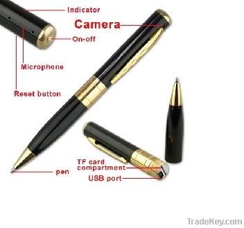 hotsales hidden 720x480pixels pen camera /video camcorder with CE report