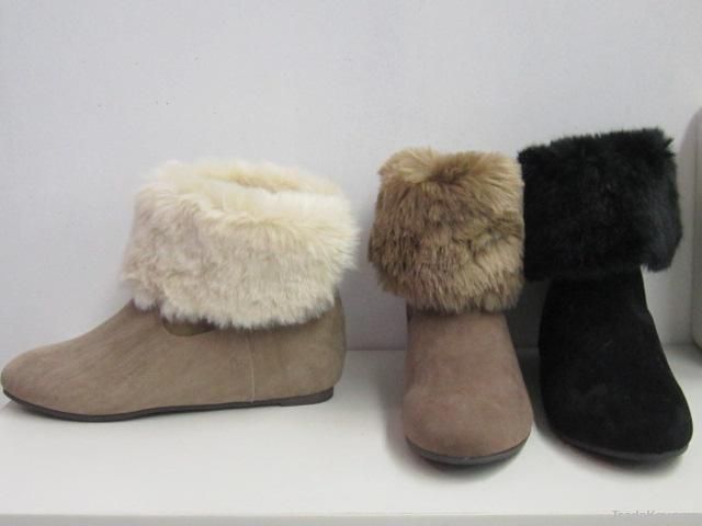 new design lady half snow boot warm boot winter boot