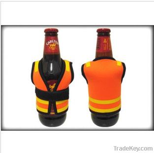 Beer Stubby Cooler with Clip