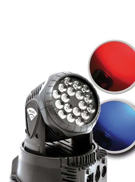 3W*18 LED wash moving head light