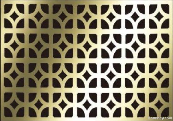 perforated aluminum panel