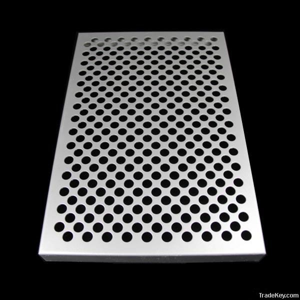 punched aluminum panel mesh metal