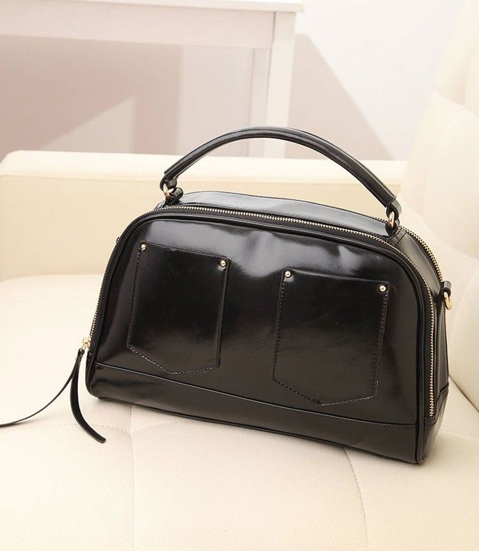 2014 new disign handbag with outside pocket , with strap ,wholesale ,cheap price with high quality