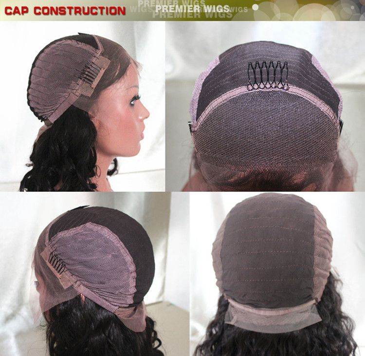 Premier hair 100% Chinese virgin human hair yaki swiss lace front  full lace wig with baby hair for black women