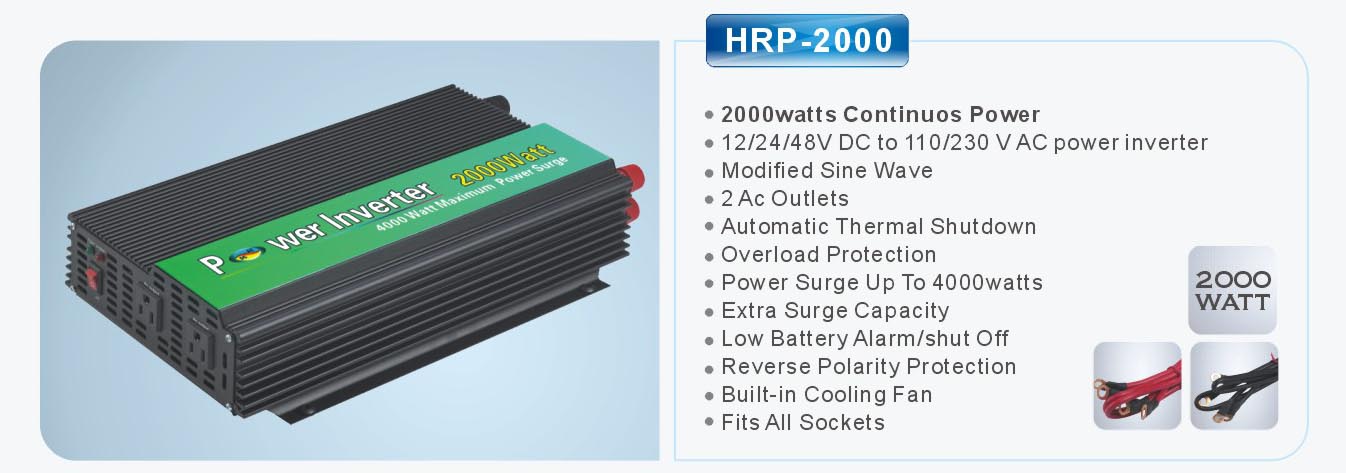 DC/AC power inverter supply