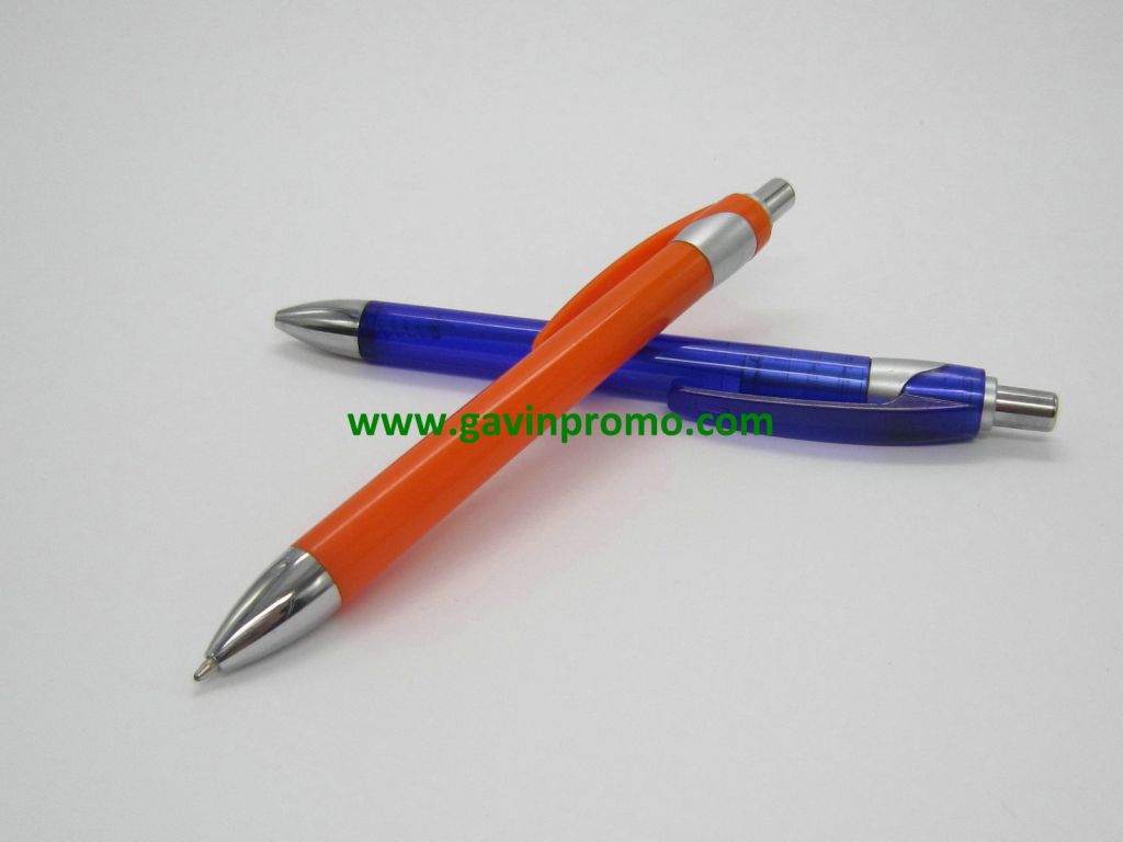 plastic ball pen with customized logo imprint