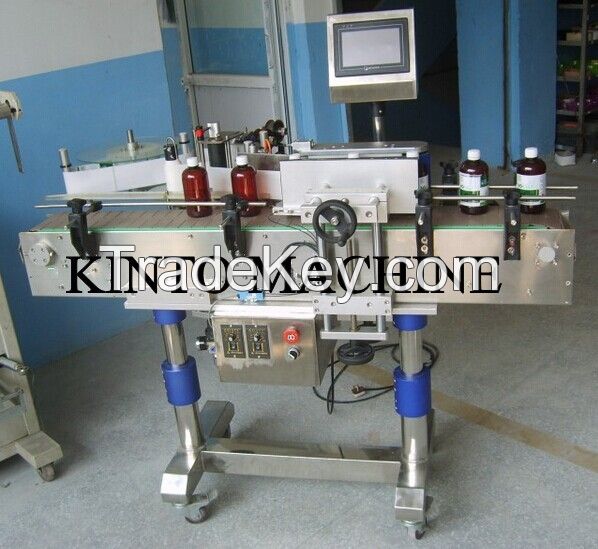 Automatic round bottle labeling machine