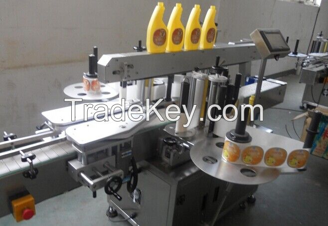 Automatic double sides labeling machine