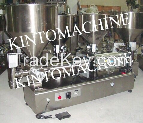 Semi-auto cream/paste filling machine