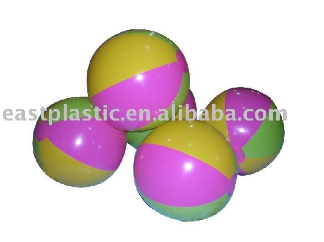 inflatable plastic ball