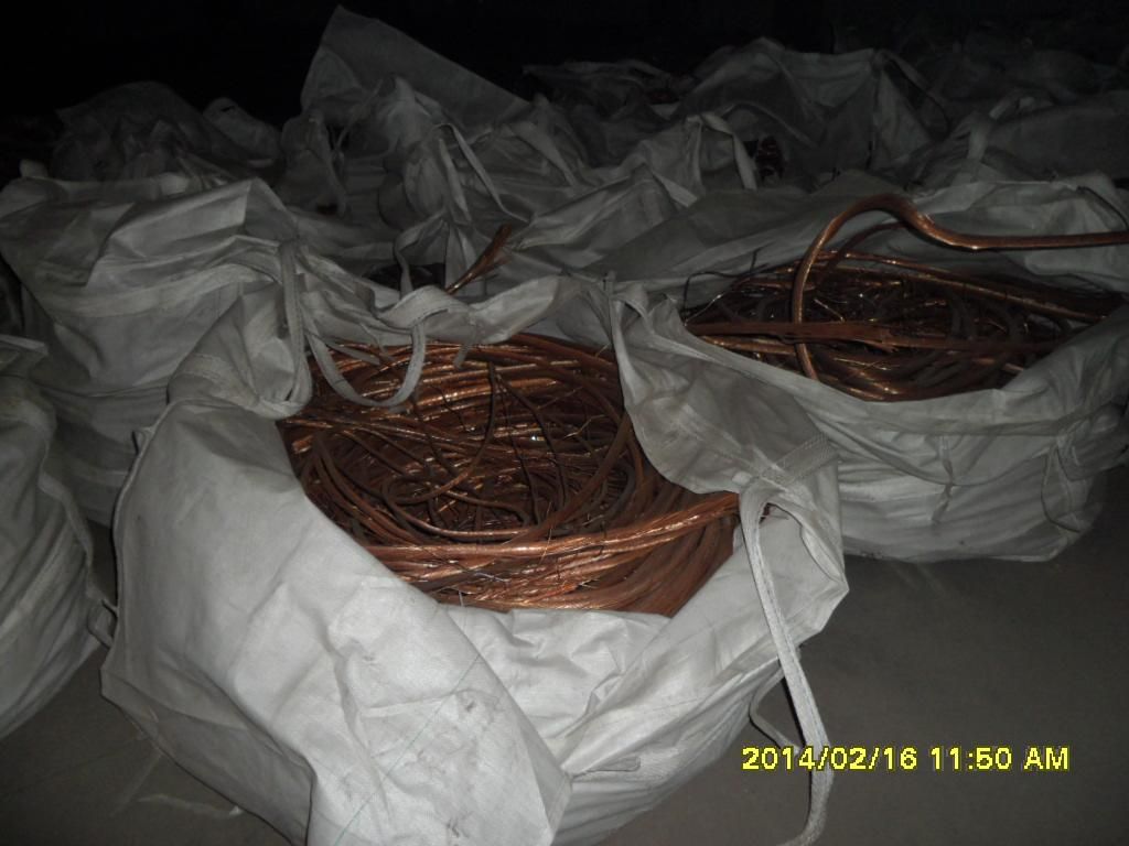 Copper scrap wire 99.9%