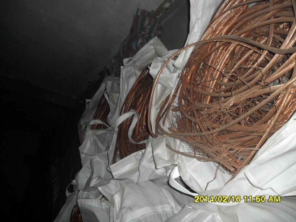 Copper scrap wire 99.9%