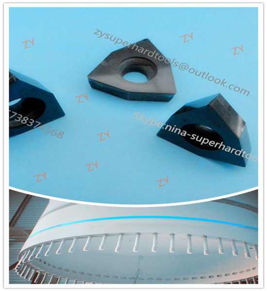 DFT PCD insert for drilling wind turbine blade