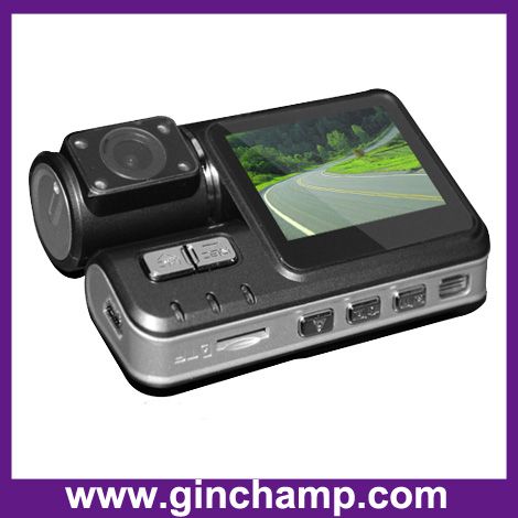 night vision dual camera car dvr