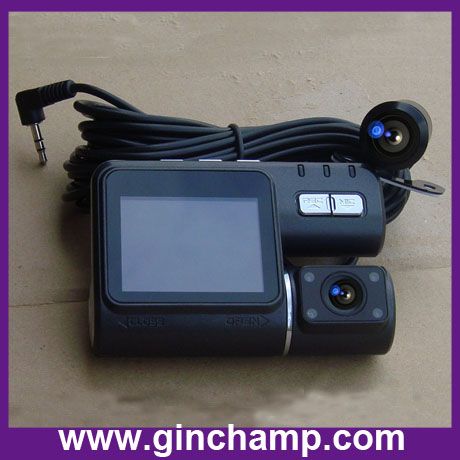 night vision dual camera car dvr