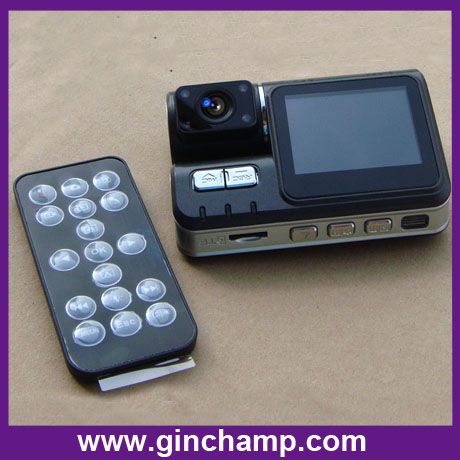 night vision dual camera car dvr