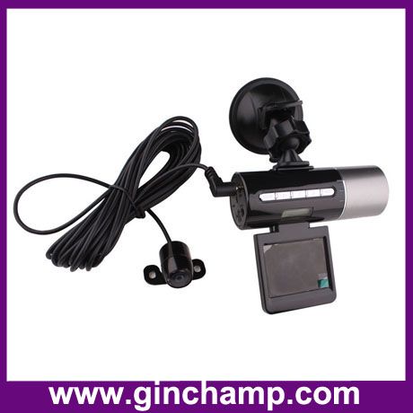 CAR DVR with Polish/Turkish/Dutch/Czech menu/dual car camera/infrared auto car dvr