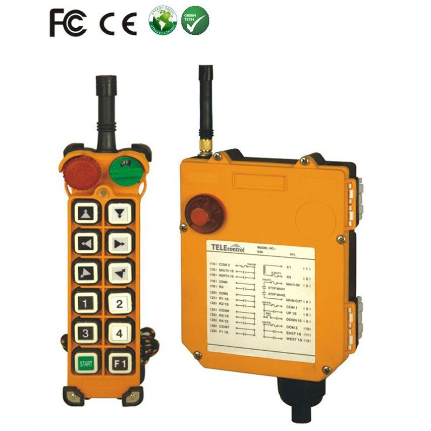 Industrial wireless crane remote control