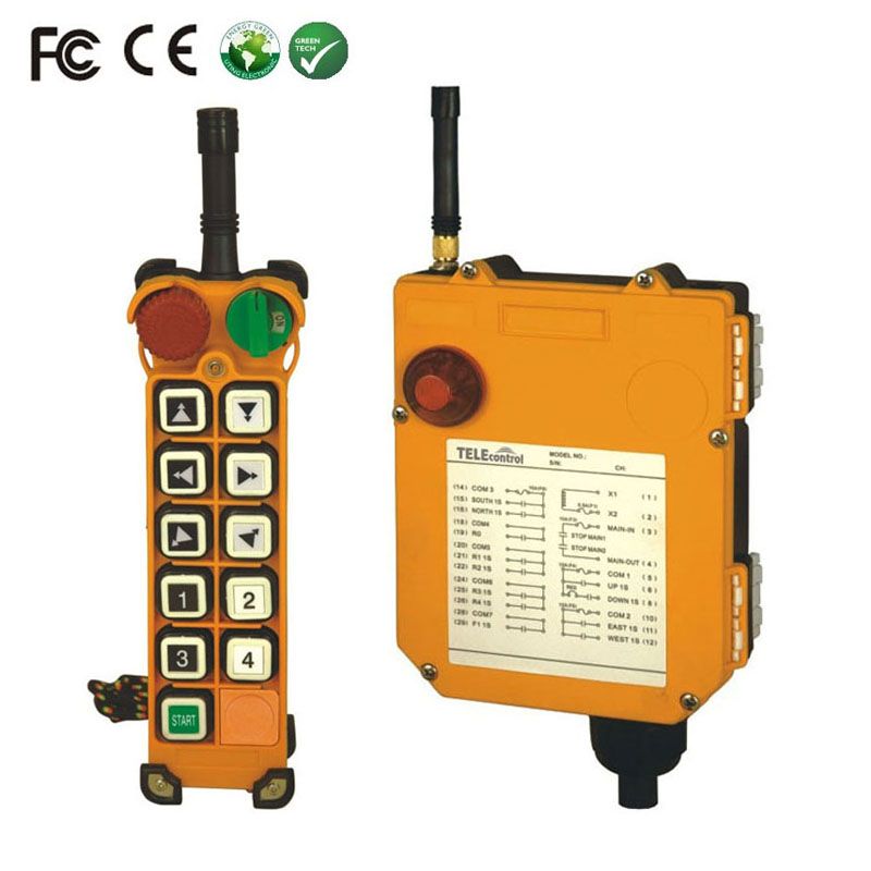 Industrial wireless crane remote control