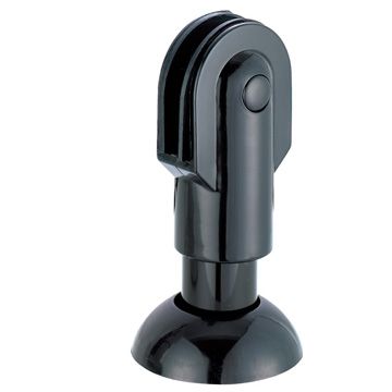 Hot Sale Black Plastic Bathroom Partition Hardware (KTW08-008)