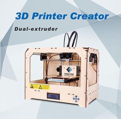 3D printer with 2 rolls Filaments and1 SD card, new technology