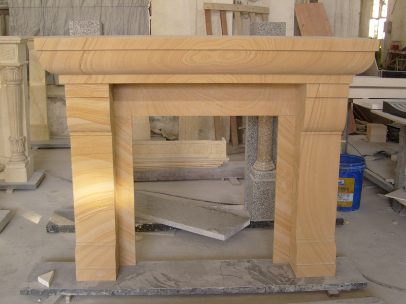 Shannon  Sandstone Fireplace