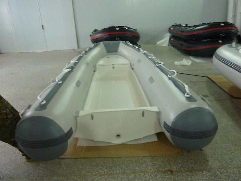 RIB 390 RIGID HULL INFLATABLE BOAT, FIBERGLASS RIB