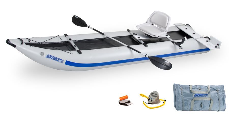 The Sea Eagle PaddleSki Catamaran/Kayak is Five Boats in One