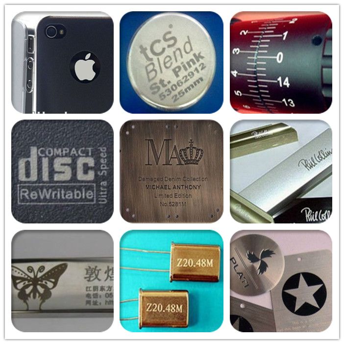 Portable CE Fiber Laser Marking Machine for Metals