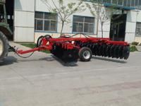 Farm tractor trailed offset disk harrow disc harrow