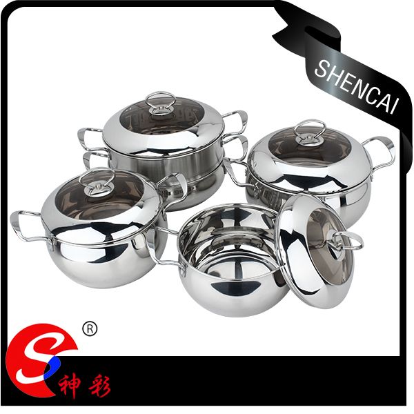 8pcs Hot Sale Stainless Steel Cookware Sets / Cooking Pot / Stock Pot