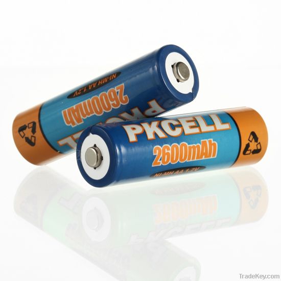 NiMH Rechargeable Battery 2600mAh AA Size