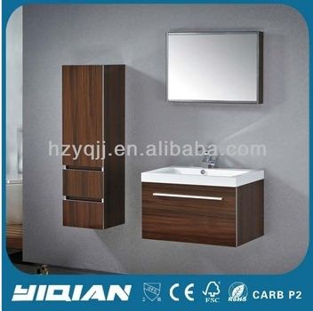 2014 Hot Sale Modern Melamine Bathroom Vanity Melamine furniture