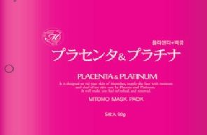 MITOMO PLACENTA+PLATINUM ESSENCE MASK