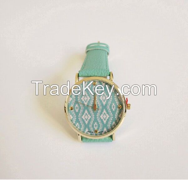 Women Gold Trim Aztec Watches Quartz atacado relogios femininos