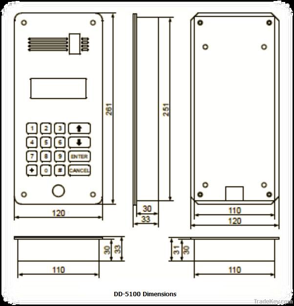 DD-5100 Digital Door phone system