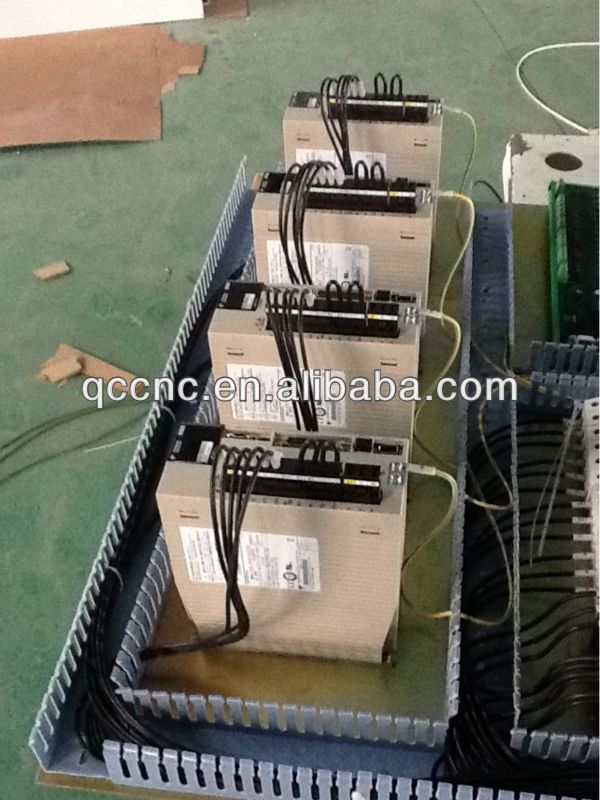 China Jinan INtech cnc router machine with stepper motor and 3kw water cooling spindle