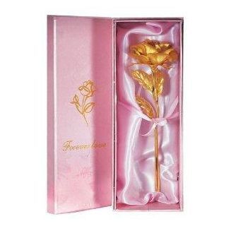 Rose in 24karat gold - 16 cm