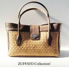 Zuffato Luxury Line Hand Braided Leather Women Bag